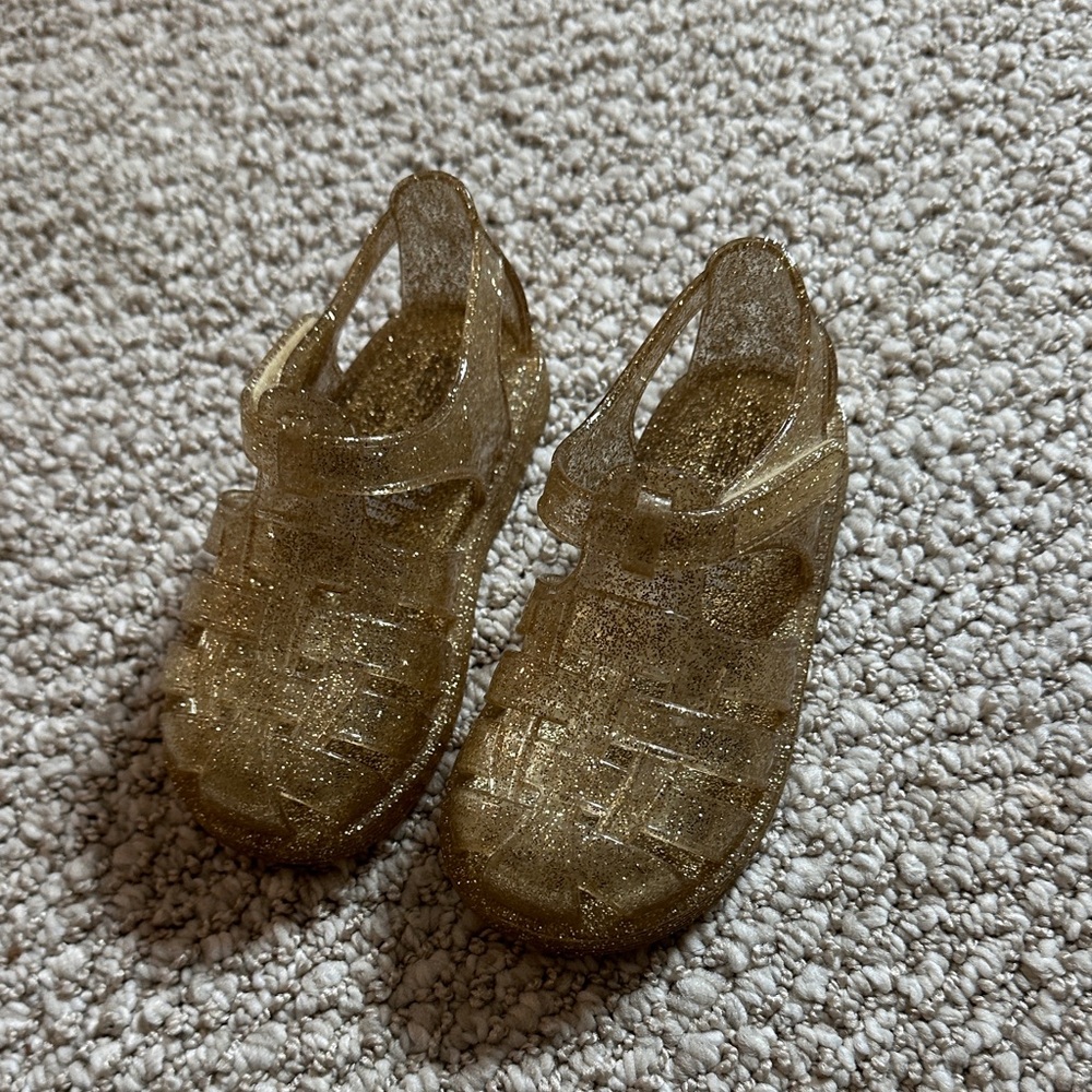 Kids Glitter Jelly Sandals